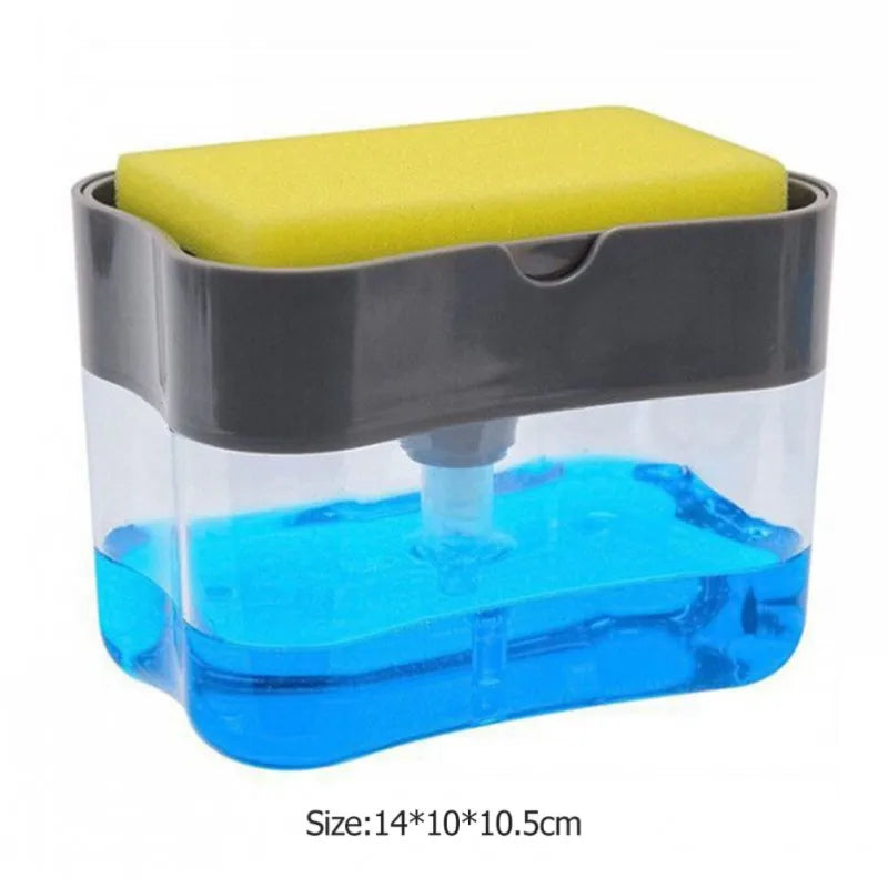 liquid soap dispensersScrubbing Liquid Detergent Dispenser Press-type dispenser Soap Box Pump Organizer Kitchen