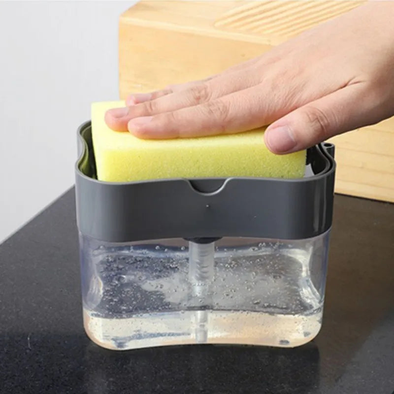 liquid soap dispensersScrubbing Liquid Detergent Dispenser Press-type dispenser Soap Box Pump Organizer Kitchen
