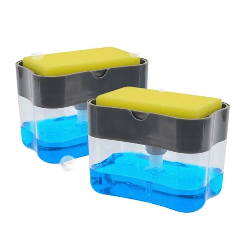 liquid soap dispensersScrubbing Liquid Detergent Dispenser Press-type dispenser Soap Box Pump Organizer Kitchen