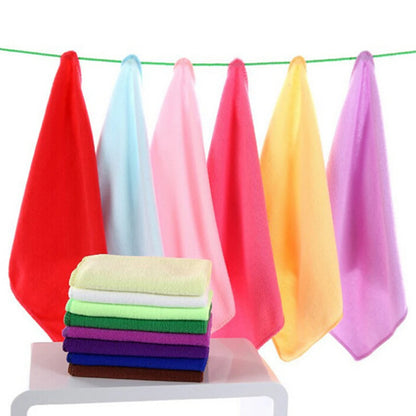 Microfiber Hand Towel Kitchen Washing Dish Cloth Window Glass Cleaning Cloth Fabric Face Towel Hotel Bath Towel Hand Towels