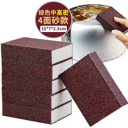 Kitchen Tools Rust Cleaning Removal Sponge Descaling Emery Cleaning Brush Silicon Carbide Descaling Cleaning Brush Stove Top Pot