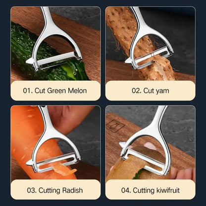 Stainless Steel Fruit Peeler Multi-function Vegetable Grater Useful Things For Kitchen portable Fruit Cutter Kitchen Accessories