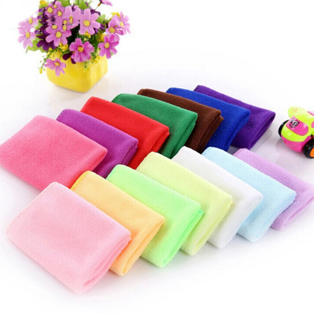 Microfiber Hand Towel Kitchen Washing Dish Cloth Window Glass Cleaning Cloth Fabric Face Towel Hotel Bath Towel Hand Towels