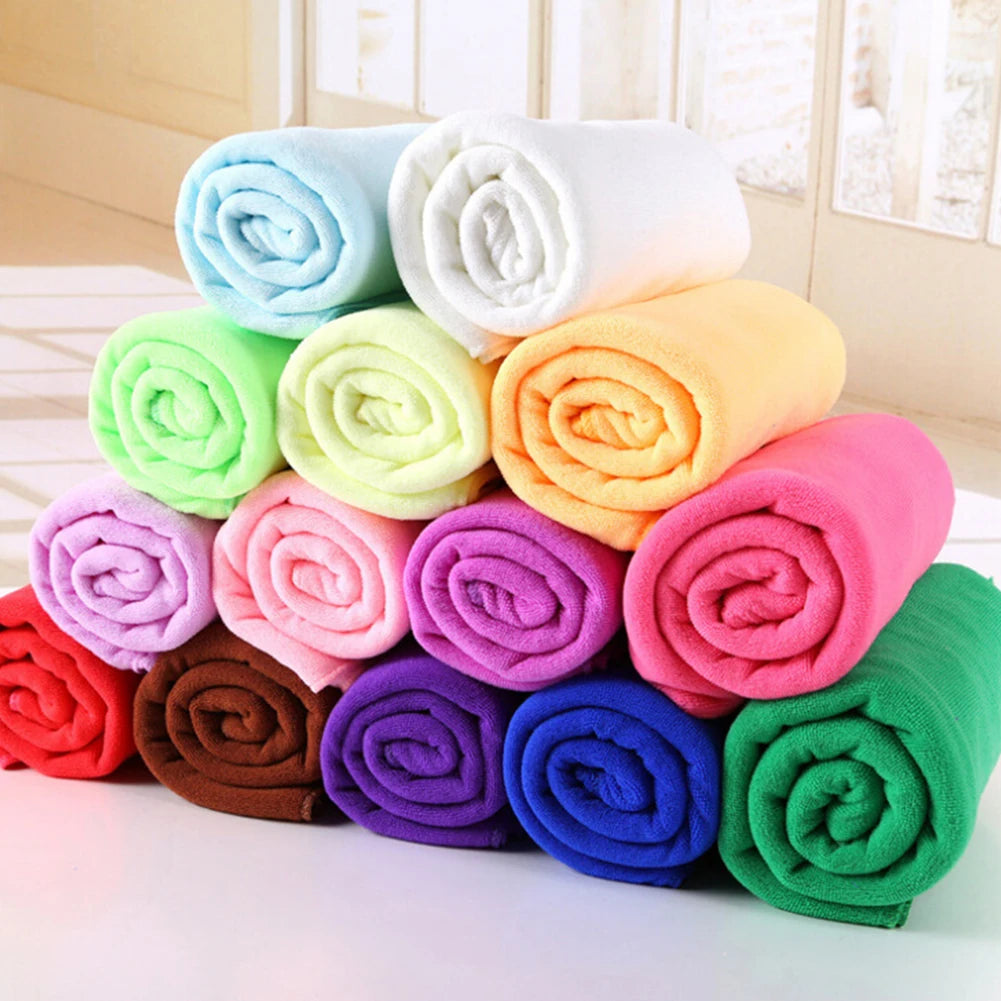 Microfiber Hand Towel Kitchen Washing Dish Cloth Window Glass Cleaning Cloth Fabric Face Towel Hotel Bath Towel Hand Towels