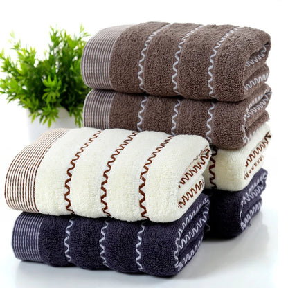 Cotton Bamboo Fiber Bath Face Towels Set Bathroom Super Soft Breathable Bamboo Hand Towel Home Bathroom Washcloth for Adults